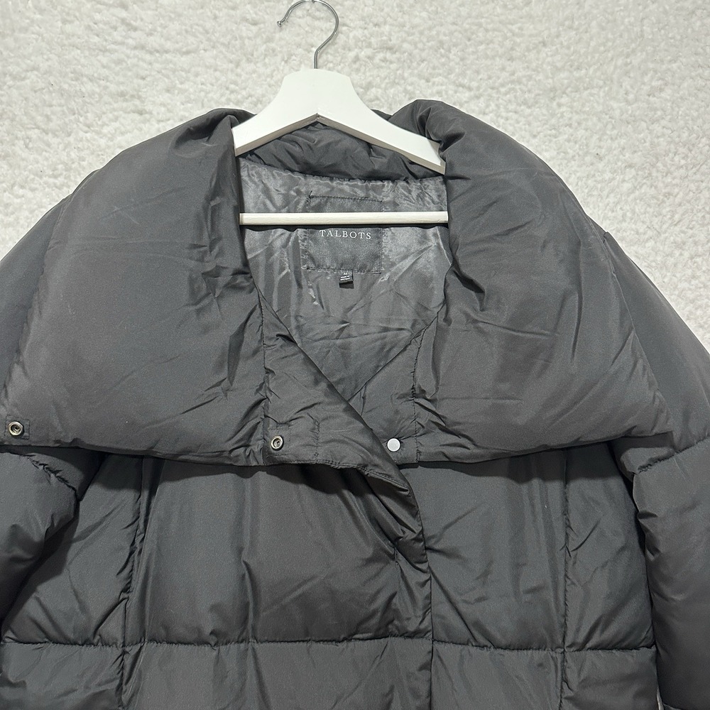 Talbots Women's Black Snap Button Down Alternativ… - image 6